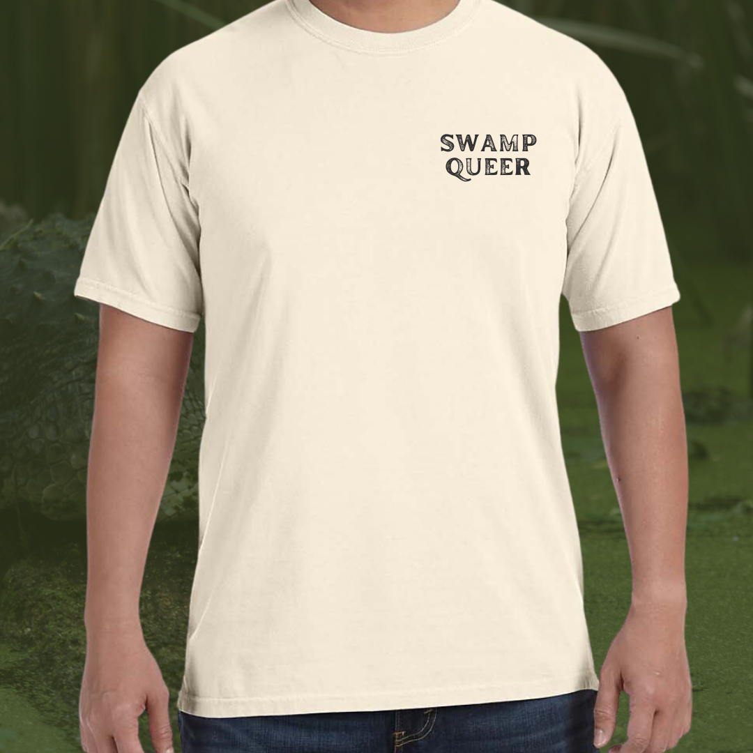 Swamp Queer • Protect Queer & Trans Floridians or Get Chomped 🐊 • T-Shirt