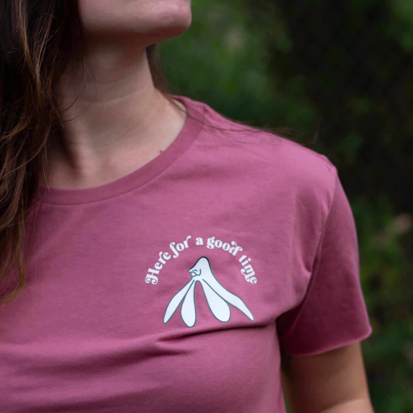"Here for a Good Time" Crop Top
