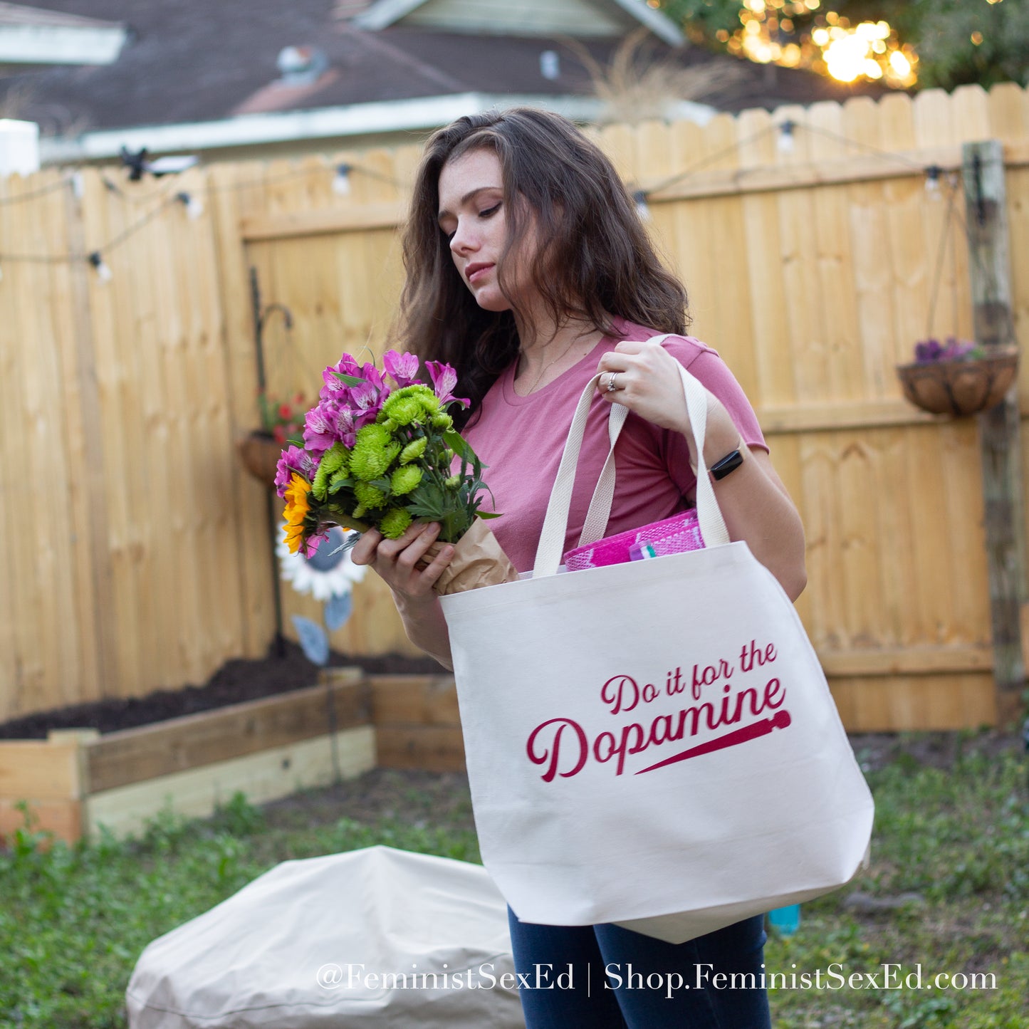 Do It for the Dopamine • Tote Bag