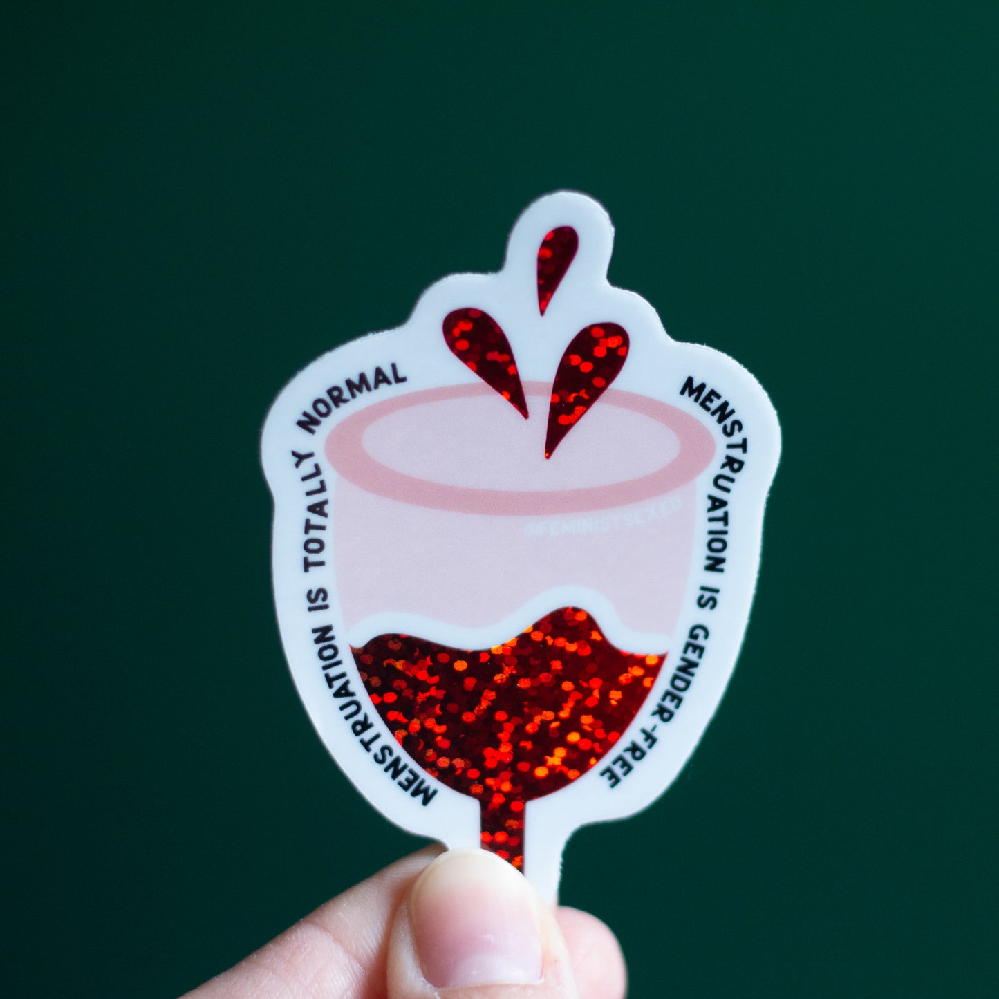 Menstruation Is Totally Normal • Sticker