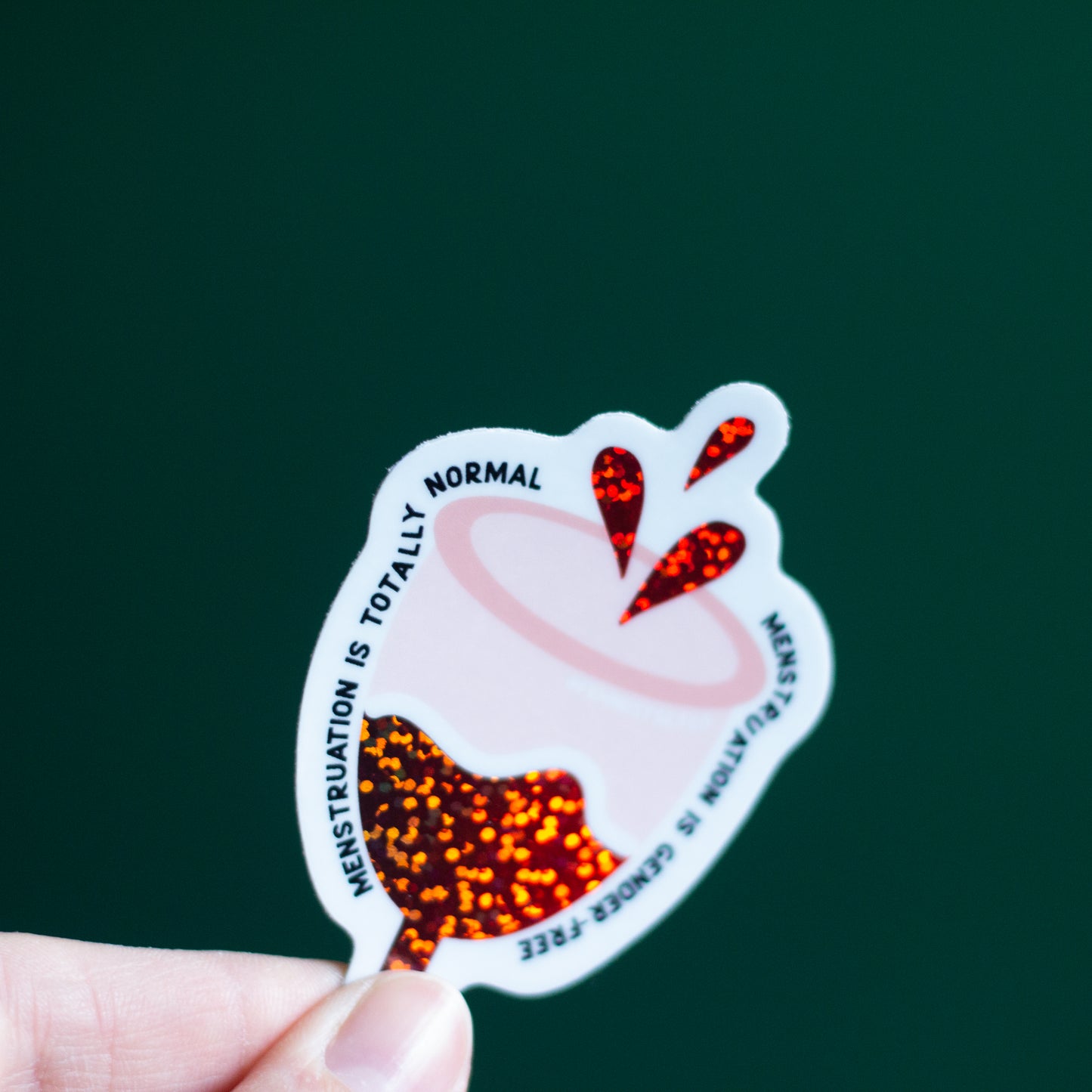 Menstruation Is Totally Normal • Sticker