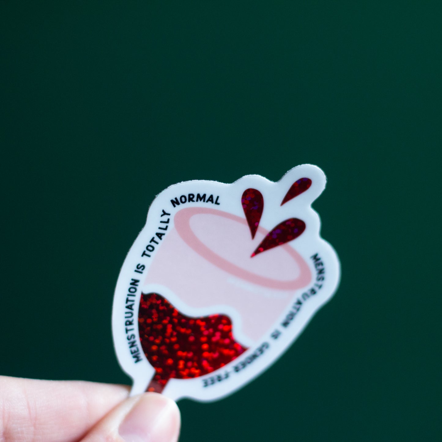 Menstruation Is Totally Normal • Sticker