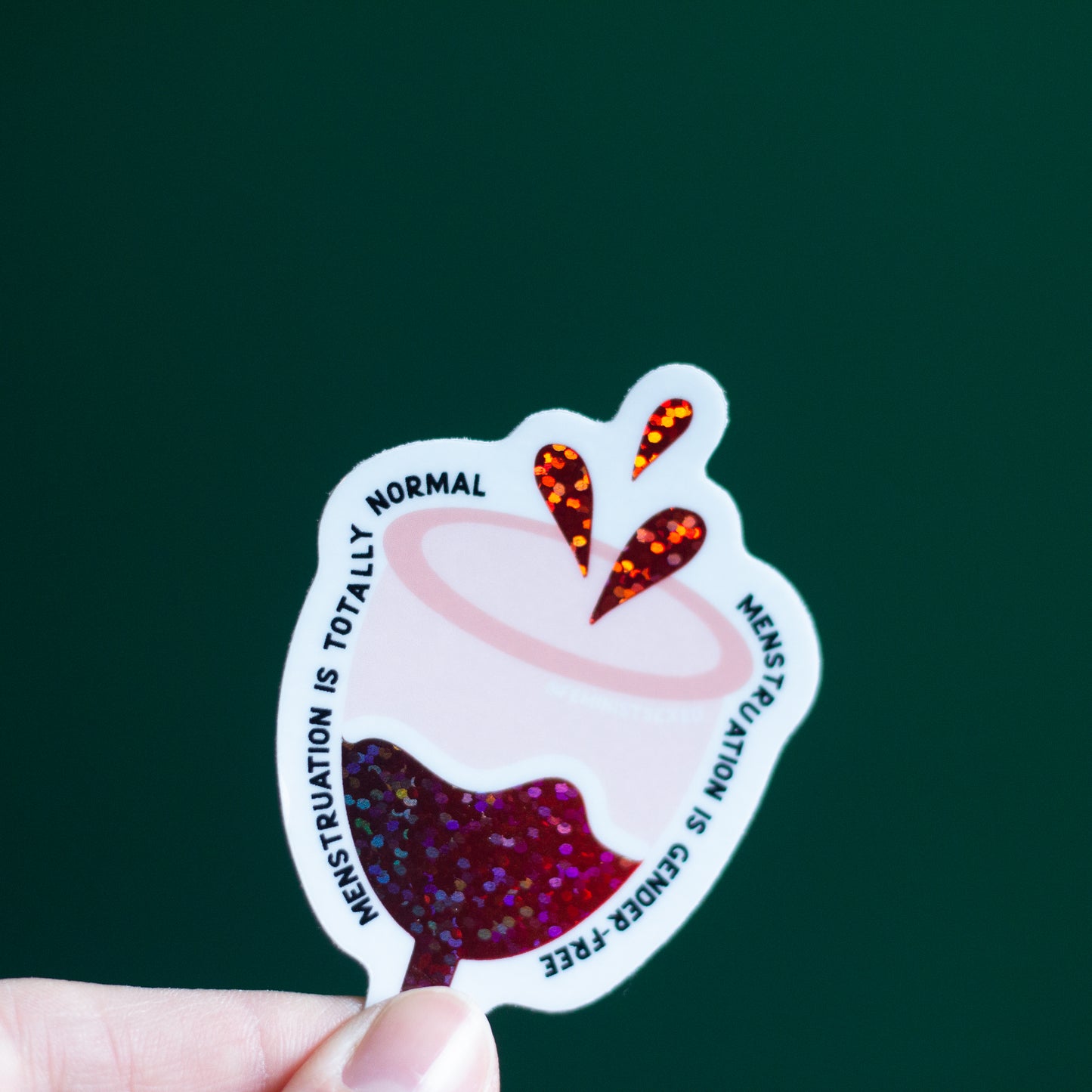 Menstruation Is Totally Normal • Sticker