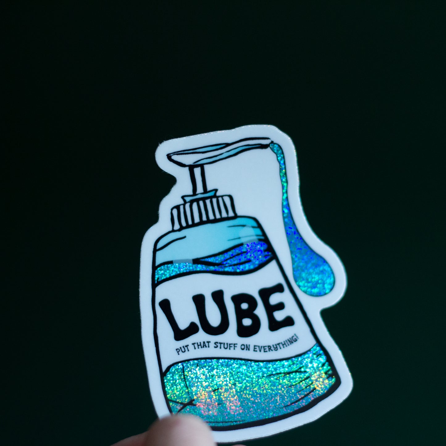 Lube Bottle • Sticker