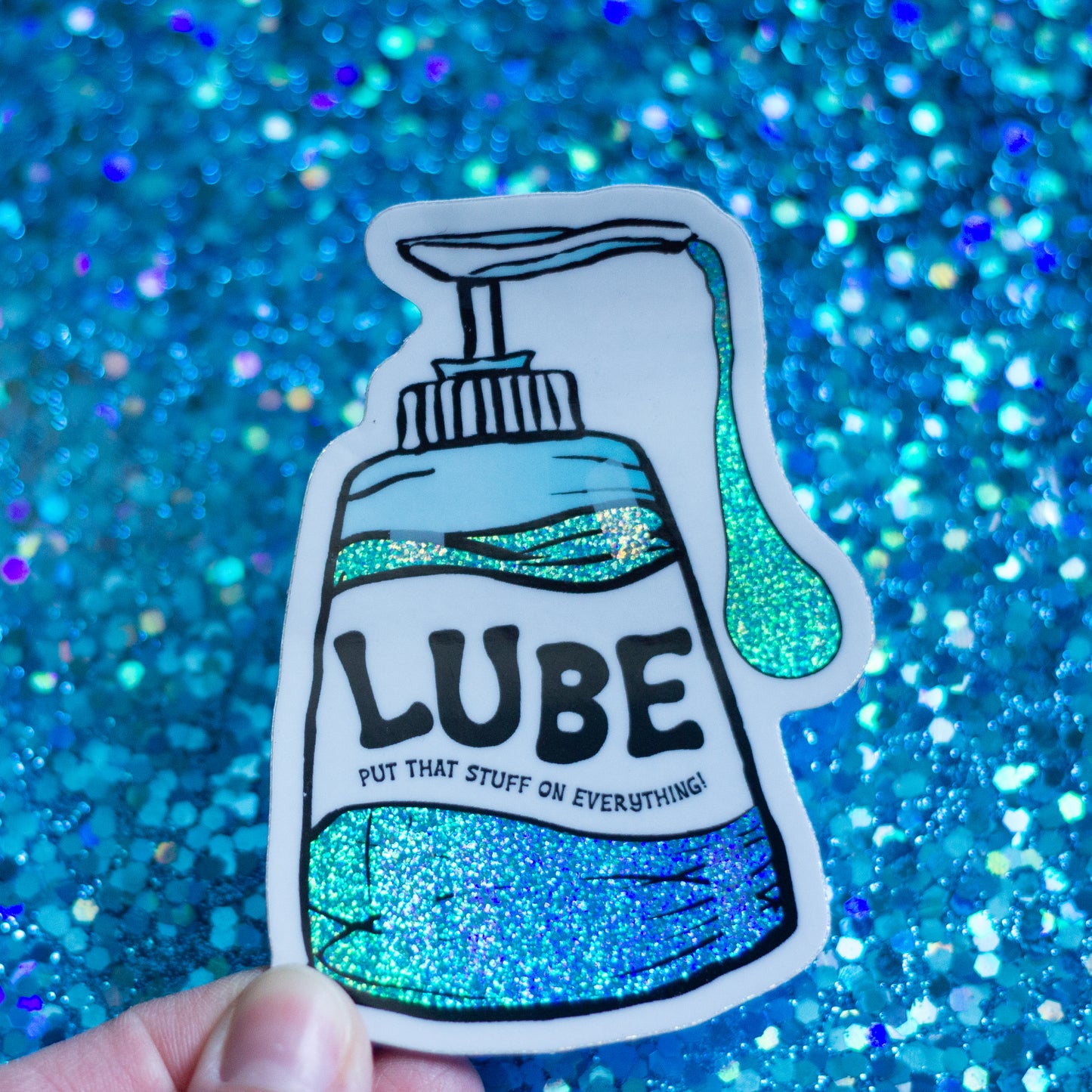 Lube Bottle • Sticker