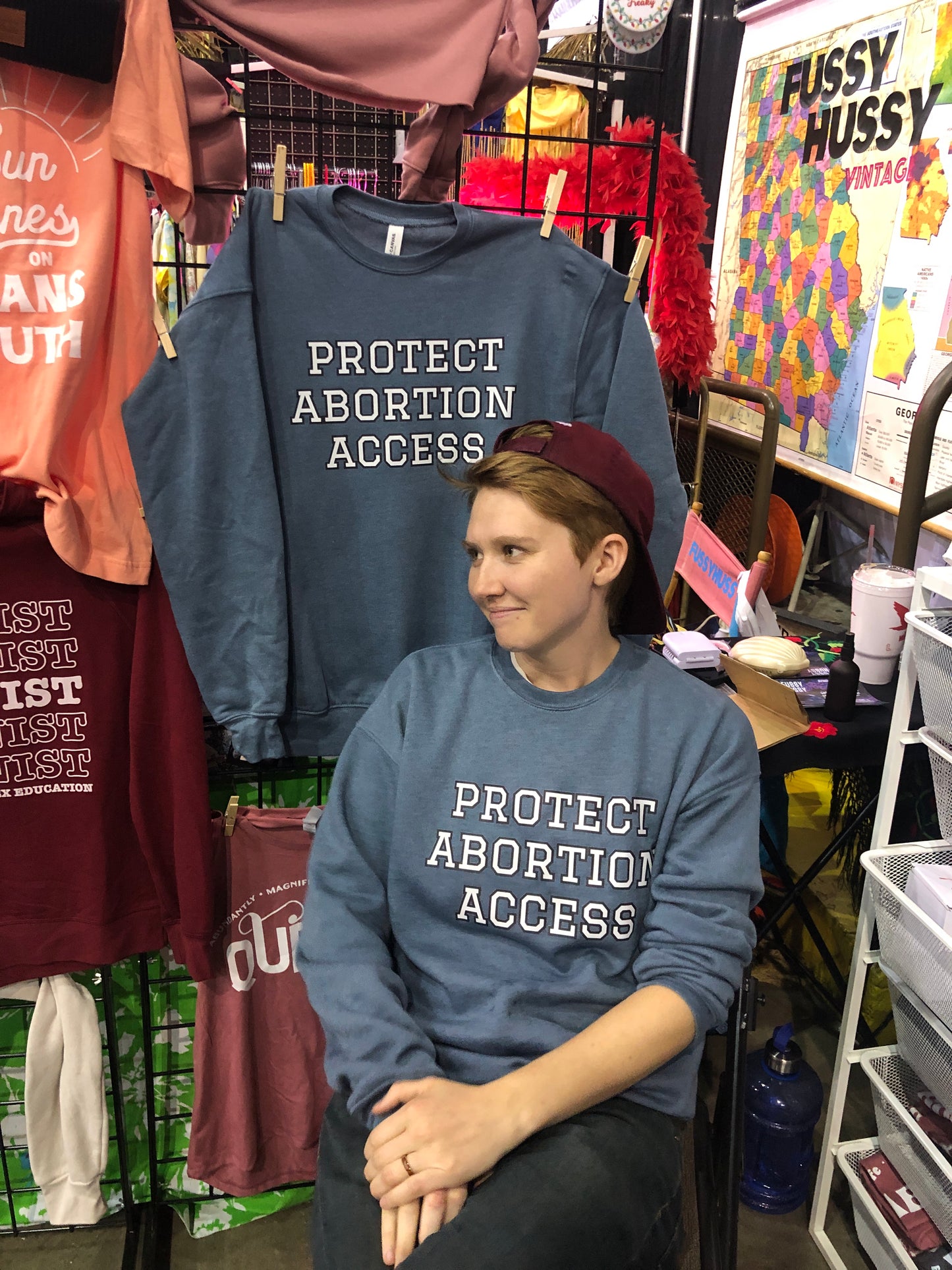 Protect Abortion Access - Slouchy Sweatshirt