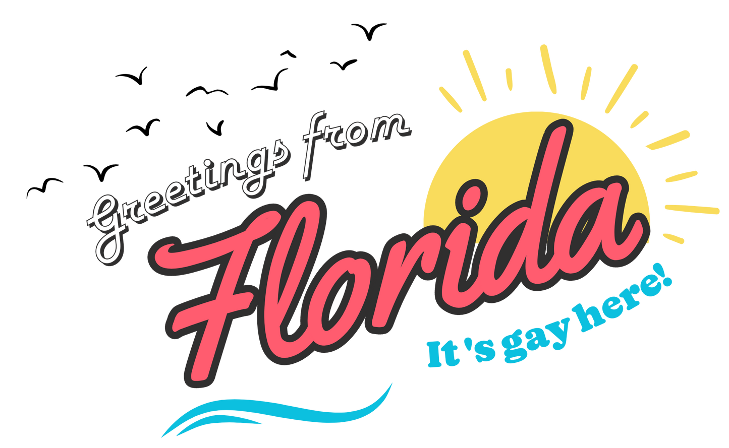 Greetings from Florida - 10 oz Tumbler