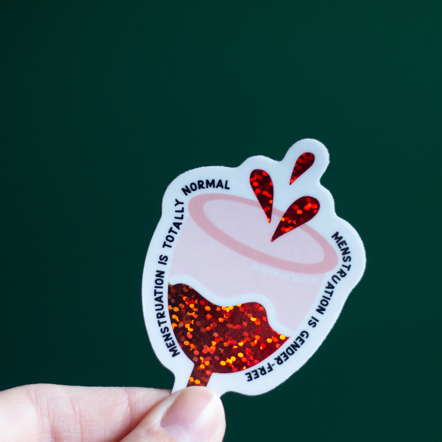 Menstruation Is Totally Normal • Sticker