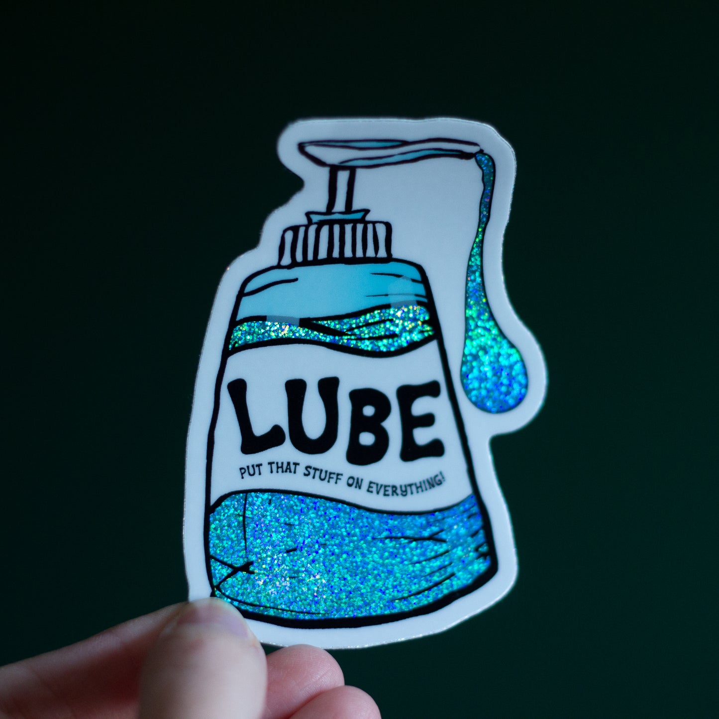 Lube Bottle • Sticker