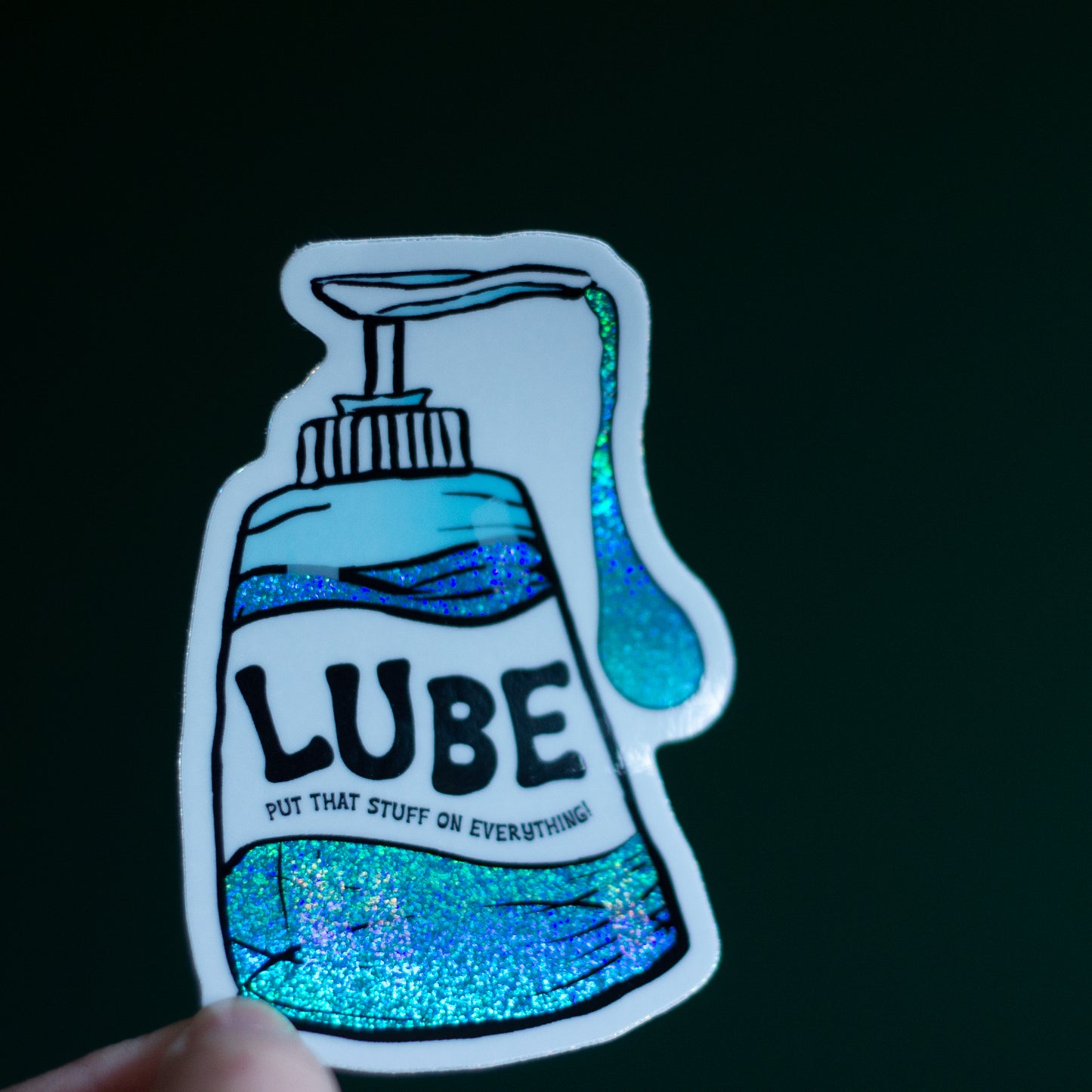 Lube Bottle • Sticker