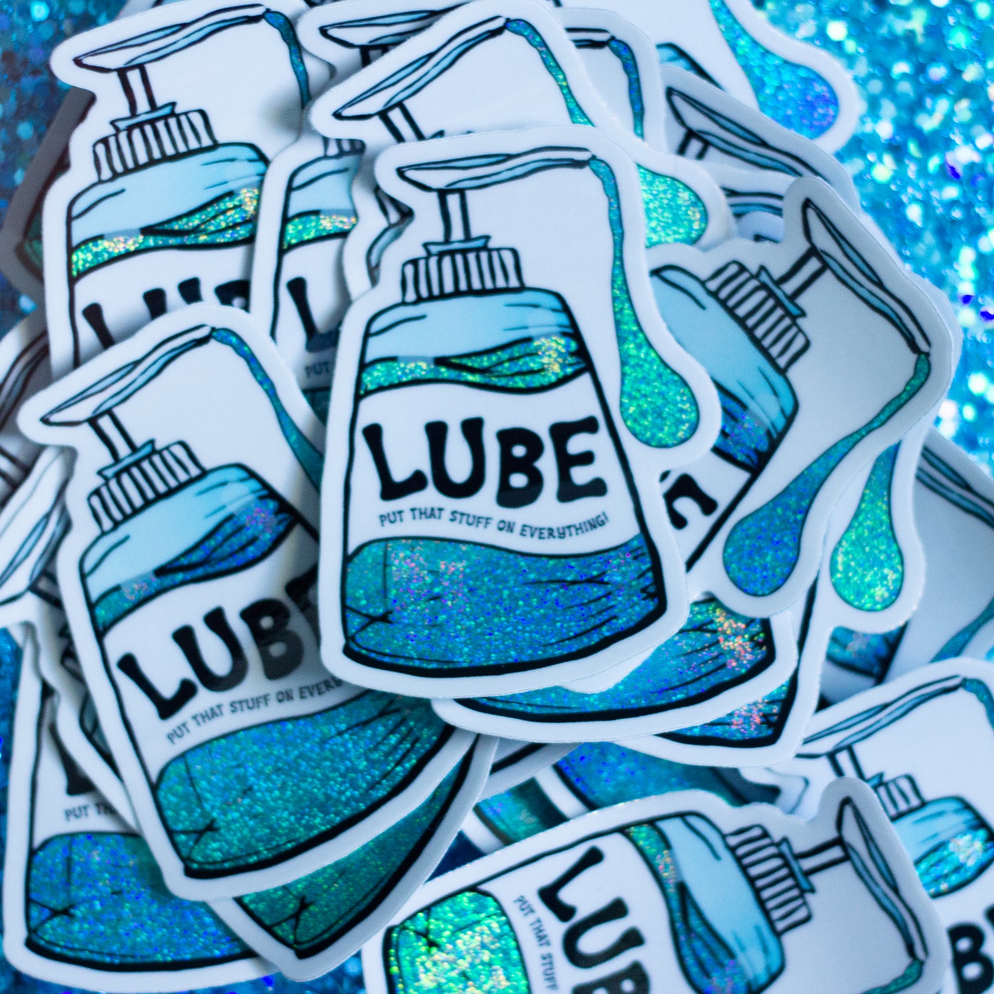 Lube Bottle • Sticker